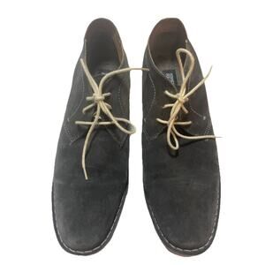 Suede Chukka Boots – Men's 12 Dark Grey Kenneth Cole Reaction